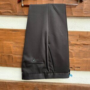 KENNETH COLE REACTION Black Trouser Suit Dress Pants Men's 33 X 30 Dry Cleaned